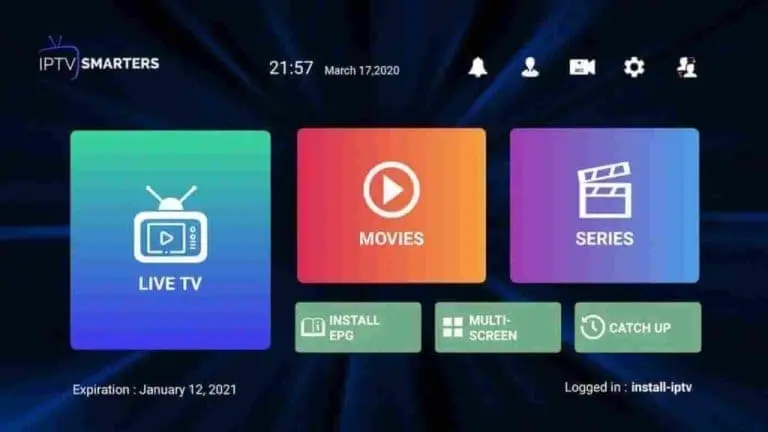 IPTV Smart tv instalallation